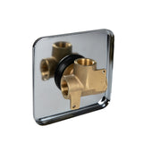 Dutxa Brass Shower Mixer Tap Cold Hot Charcoal-1910113130575433732