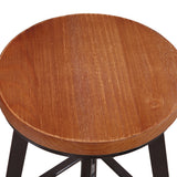 Levede 3pcs Bar Table Barstools Industrial-1910113235605000196