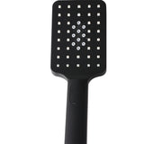 High Pressure Shower Head Set Rain Square Black-1910113120211308548