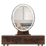 Levede Dressing Table LED Light Strip Brown-1917016716320313348