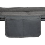 Levede Folding Camping Bed Camp Cots Dark Grey-1937319799742926852