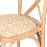 Levede 2X Dining Chairs Cross Back Chair-1910112199226036224