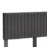 Levede Bed Frame Queen Size Mattress Grey-1910113210942492676