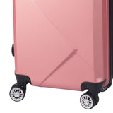 Slimbridge 2pcs 20"Travel Luggage Set Rose Gold-1910112832817598468