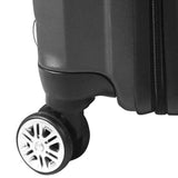 Slimbridge 2pcs 20"Travel Luggage Set Dark Grey-1910112832037457924