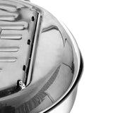 TOQUE 24cm Japanese Deep Frying Pan Silver-1910113166386401284