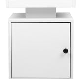 Levede Bedside Table USB Charger Outlet RGB White-1937319786434400260