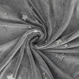 DreamZ 3x3M Large Oversized Blanket Grey Star-1910113223479267332