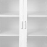 Levede Storage Cabinet Steel Kitchen White-1917016726894153732