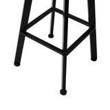 Levede 2x Bar Stool Kitchen Wooden Metal-1910113233704980484