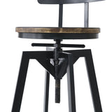 Levede 1x Bar Stool Industrial Adjustable-1910113242009702404
