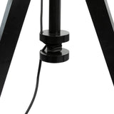 EMITTO Wooden Floor Lamp Modern Tripod Black-1910112866900512772