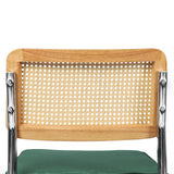 Levede 2xRattan Chair Dining Chairs Green-1910113300486688772