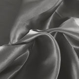 DreamZ Silky Satin Sheets Fitted Flat Single Grey Dark Grey-1910113196652498948