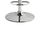 Levede 1x Kitchen Bar Stools Gas Lift Black Silver-1910113240004825092