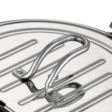 TOQUE 24cm Japanese Deep Frying Pan Silver-1910113166386401285
