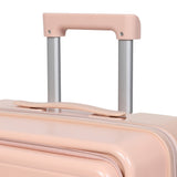 Slimbridge 24" Luggage Trolley Travel Hard Pink-1937319798266531845
