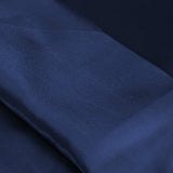 DreamZ Silky Satin Sheets Fitted Flat Single Blue-1910113196430200837