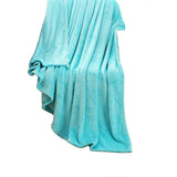 DreamZ 320GSM 220x160cm Ultra Soft Mink Teal Single-1910113218358022149