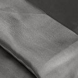 DreamZ Silky Satin Quilt Cover Set Bedspread Dark Grey Super King-1910113199538180101