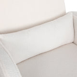 Levede Fleece Rocking Chair with footstool-1910112200622739461