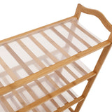 Levede Bamboo Shoe Rack Storage Wooden 80cm-1910113027890483205