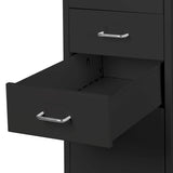 Levede 5 Drawer Office Cabinet Drawers Black-1917016720648835077