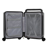 Slimbridge 20" Luggage Wide Handle TSA Lock Grey-1937319798790819845