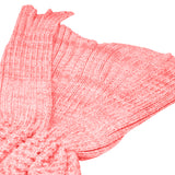 Mermaid Tail Crochet Blanket Sofa Rug-1910112222676389893