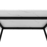 Levede Steel Dining Table 4-6 Seater 150cm-1937319784999948293