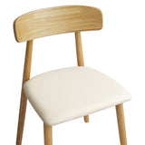 Levede 2x Dining Chairs Kitchen Chair Natural-1910113301430407173