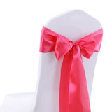 50x Satin Chair Sashes Cloth Cover Wedding Mauve-1910113035645751301