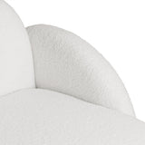 Levede Sofa Chair Fleece Upholstered Single White-1937319787176792069