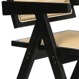 Levede 1x Black Wicker Armchair Dining Chair-1910113297844277253