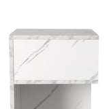 Levede 1xBedside Tables Drawers Side White-1910112902011031557