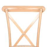 Levede 2X Dining Chairs Cross Back Chair-1910112199226036225