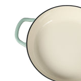 TOQUE 3.5L Enamel Dutch Oven Pan in Green Colour-1910112821052575749