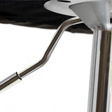 Levede 1x Kitchen Bar Stools Gas Lift Grey Silver-1910113240369729541