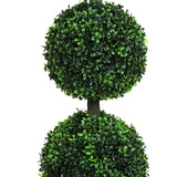 Lambu Artificial Triple Ball Boxwood Trees-1937319807183622149