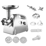 800W Electric Meat Grinder Mincer Sausage Silver-1820268727376154629
