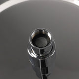 Shower Head High Pressure Set Rain Round Silver-1910113243528040453