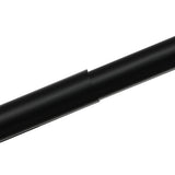Marlow Black Double Curtain Rod Steel Pole Pommel Set Extendable Adjustable-1910112209103622149