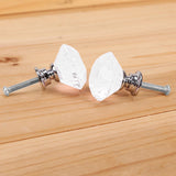 16 Pcs Clear Crystal Knobs Diamond 40mm Large Transparent-1910113021074739205