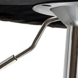 Levede 1x Kitchen Bar Stools Gas Lift Silver-1910113241103732741