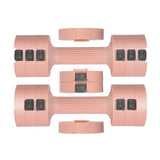 Centra A Pair Of 1KG To 5KG Dumbbells Pink-1910112187112886277