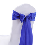 Multicoloured Chair Sashes Fabric Covers Navy-1910113035809329157