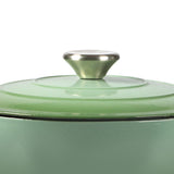 TOQUE 4L Enamel Dutch Oven Pot in Green Colour-1910113168475164677