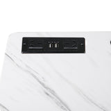 Levede Standing Desk Height Adjustable White-1910113013072007173