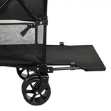 Lambu Folding Wagon Cart Double Shelves-1937319807724687365