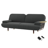 LEVEDE  CONVERTIBLE SOFABED WITH USB CHARGE AND SIDE TABLE-1937319787348758528